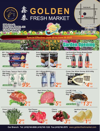 Golden Fresh Market Flyer June 20 to 26