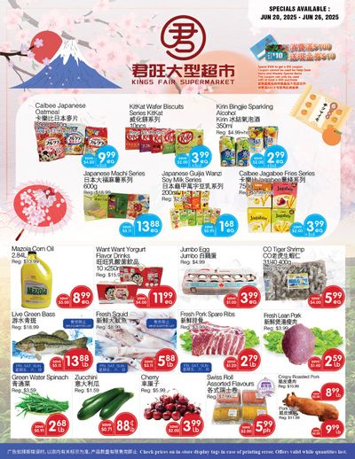 Kings Fair Supermarket Flyer June 20 to 26