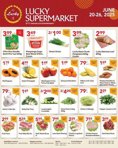 Lucky Supermarket (Winnipeg) Flyer June 20 to 26