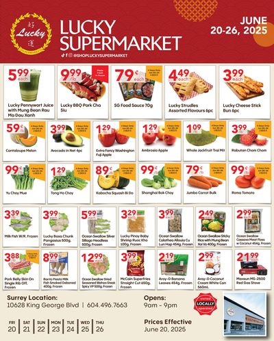 Lucky Supermarket (Surrey) Flyer June 20 to 26