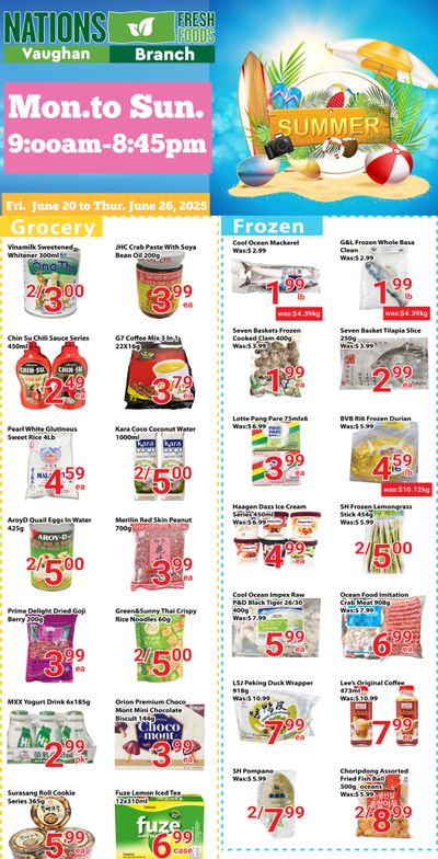 Nations Fresh Foods (Vaughan) Flyer June 20 to 26