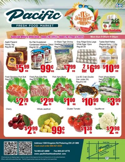 Pacific Fresh Food Market (Pickering) Flyer June 20 to 26