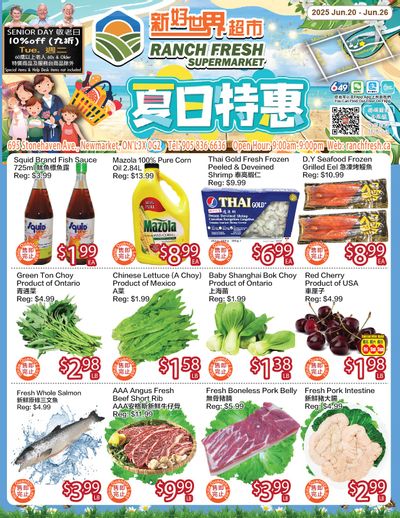 Ranch Fresh Supermarket Flyer June 20 to 26 Ranch Fresh Supermarket Flyer June 20 to 26
