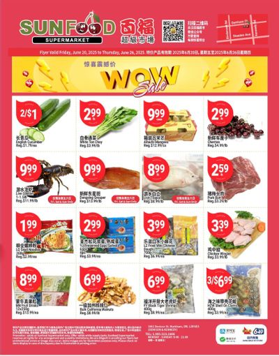 Sunfood Supermarket Flyer June 20 to 26