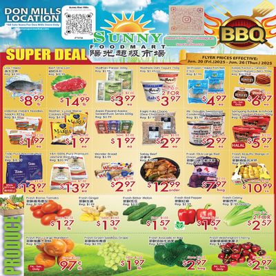 Sunny Foodmart (Don Mills) Flyer June 20 to 26