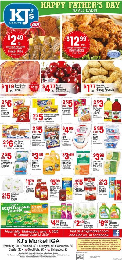 KJ´s Market Weekly Ad & Flyer June 17 to 23