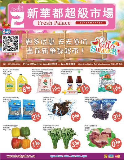 Fresh Palace Supermarket Flyer June 20 to 26