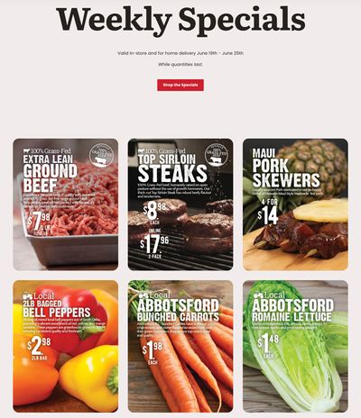 Meridian Farm Market Flyer June 19 to 25 Meridian Farm Market Flyer June 19 to 25