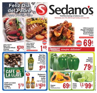 Sedano's Weekly Ad & Flyer June 17 to 23