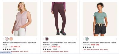 Eddie Bauer Canada: Clearance up to 70% off + Extra 40% off Eddie Bauer Canada: Clearance up to 70% off + Extra 40% off