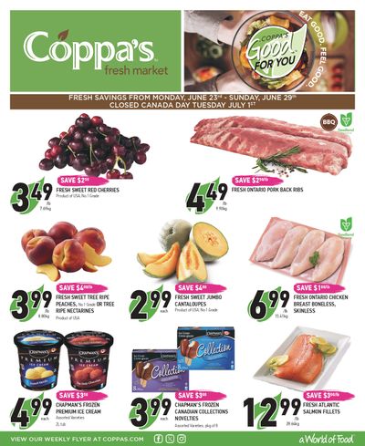 Coppa's Fresh Market Flyer June 23 to 29