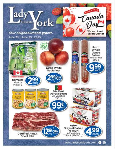 Lady York Foods Flyer June 23 to 29