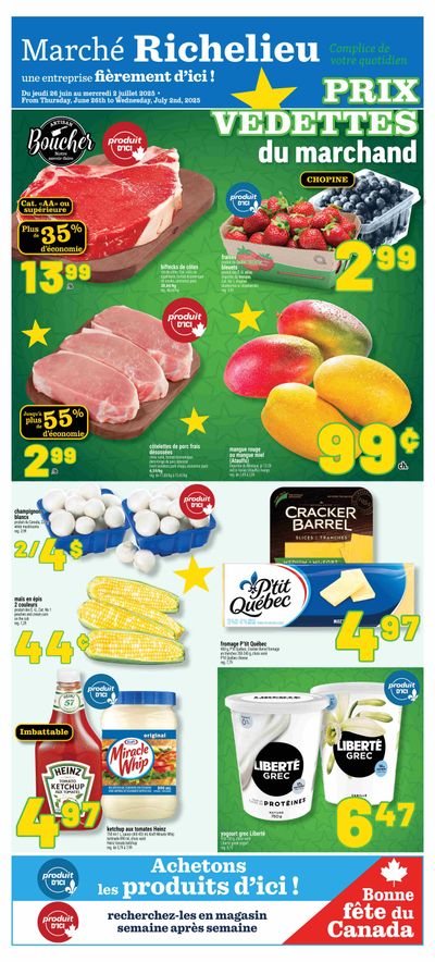 Marche Richelieu Flyer June 26 to July 2 Marche Richelieu Flyer June 26 to July 2
