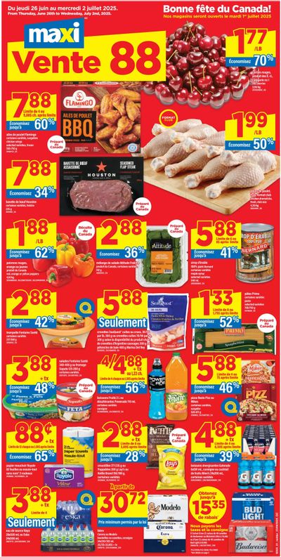 Maxi Flyer June 26 to July 2 Maxi Flyer June 26 to July 2