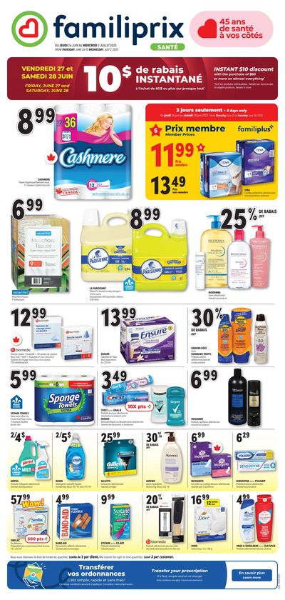 Familiprix Sante Flyer June 26 to July 2