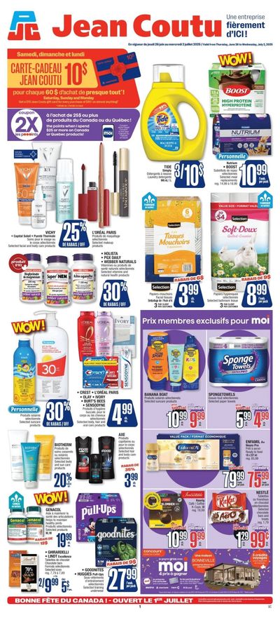 Jean Coutu Flyer June 26 to July 2