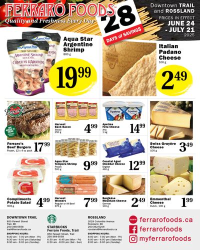 Ferraro Foods Monthly Flyer June 24 to July 21 Ferraro Foods Monthly Flyer June 24 to July 21