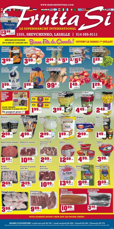 Frutta Si Flyer June 26 to July 2 Frutta Si Flyer June 26 to July 2