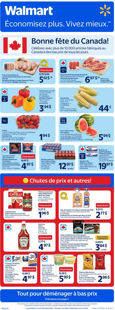 Walmart (QC) Flyer June 26 to July 2