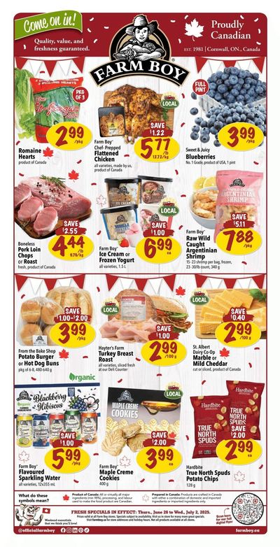 Farm Boy Flyer June 26 to July 2 Farm Boy Flyer June 26 to July 2