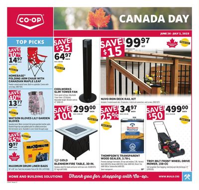Co-op (West) Home Centre Flyer June 26 to July 2 Co-op (West) Home Centre Flyer June 26 to July 2