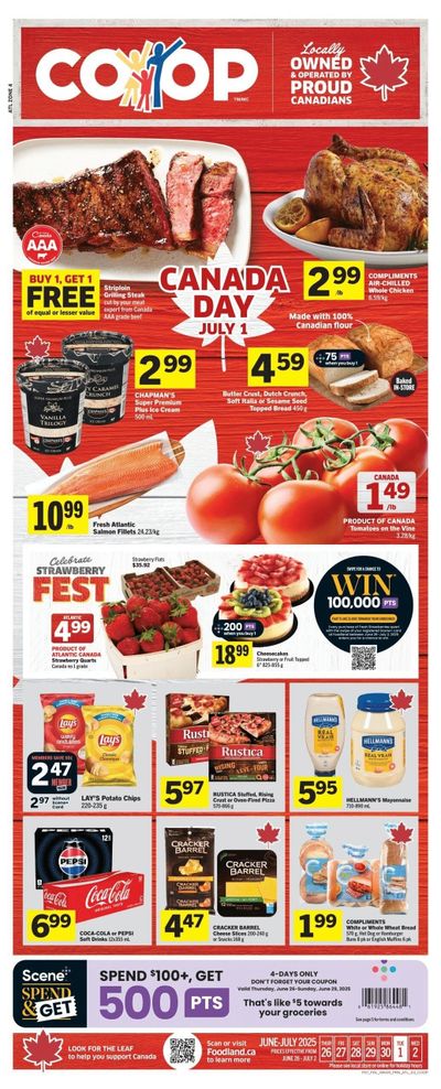 Foodland Co-op Flyer June 26 to July 2 Foodland Co-op Flyer June 26 to July 2