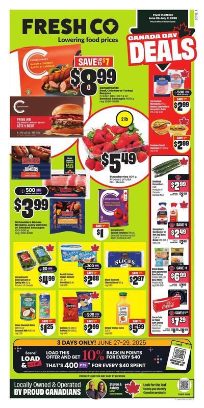 FreshCo (West) Flyer June 26 to July 2