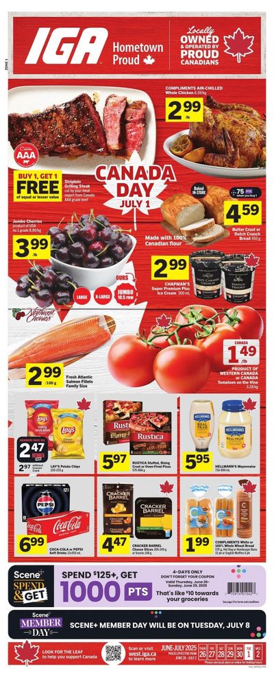 IGA (West) Flyer June 26 to July 2