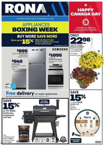 Rona & Rona+ (West) Flyer June 26 to July 2 Rona & Rona+ (West) Flyer June 26 to July 2