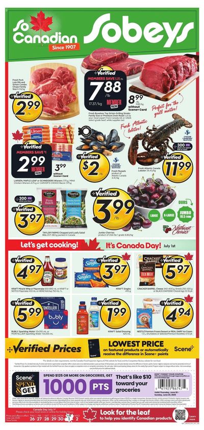 Sobeys (Atlantic) Flyer June 26 to July 2