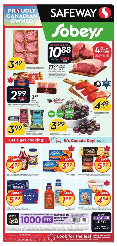 Sobeys/Safeway (SK & MB) Flyer June 26 to July 2