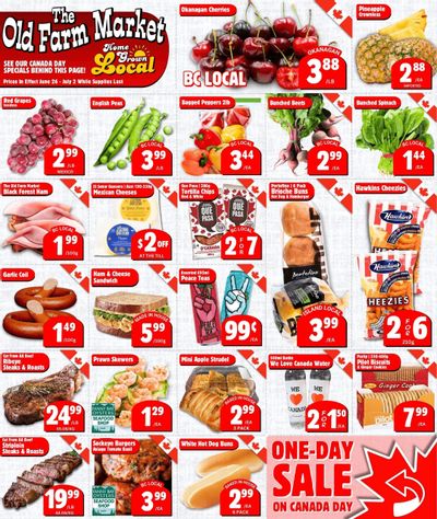 The Old Farm Market (Courtenay) Flyer June 26 to July 2