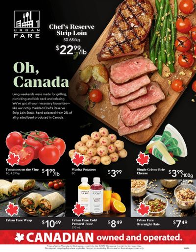 Urban Fare Flyer June 26 to July 2 Urban Fare Flyer June 26 to July 2