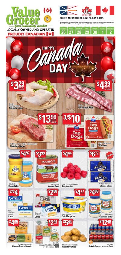 Value Grocer Flyer June 26 to July 2 Value Grocer Flyer June 26 to July 2