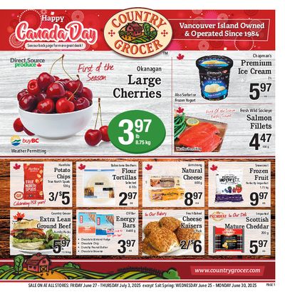 Country Grocer Flyer June 27 to July 2 Country Grocer Flyer June 27 to July 2