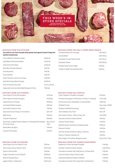 Denninger's Weekly Specials June 25 to July 1 Denninger's Weekly Specials June 25 to July 1