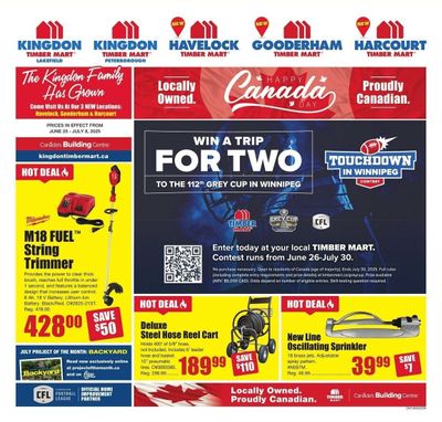 Timber Mart Flyer June 25 to July 8 Timber Mart Flyer June 25 to July 8