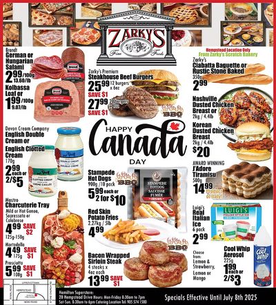 Zarky's Flyer June 25 to July 8 Zarky's Flyer June 25 to July 8