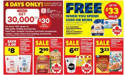 Real Canadian Superstore Ontario: 30,000 PC Optimum Points For Every $100 Spent on Outdoor Items June 26th – 29th