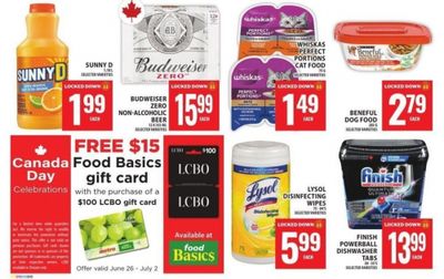 Food Basics Ontario: Get a Free $15 Gift Card When You Purchase A $100 LCBO Gift Card + Flyer Deals Food Basics Ontario: Get a Free $15 Gift Card When You Purchase A $100 LCBO Gift Card + Flyer Deals