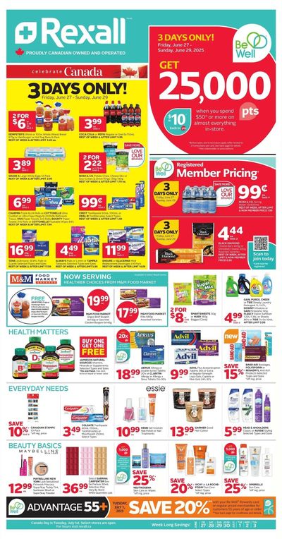 Rexall (ON) Flyer June 27 to July 3