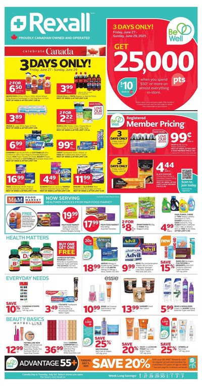 Rexall (AB, SK) Flyer June 27 to July 3