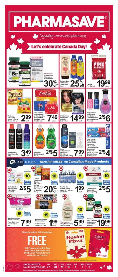 Pharmasave (West) Flyer June 27 to July 3
