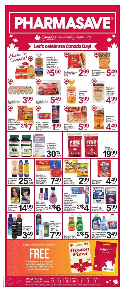 Pharmasave (Atlantic) Flyer June 27 to July 3 Pharmasave (Atlantic) Flyer June 27 to July 3