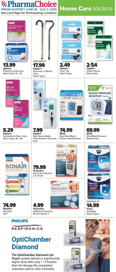 PharmaChoice Home Care Solutions Flyer June 26 to July 2