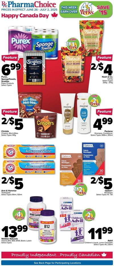 PharmaChoice (BC, AB, SK & MB) Flyer June 26 to July 2 PharmaChoice (BC, AB, SK & MB) Flyer June 26 to July 2