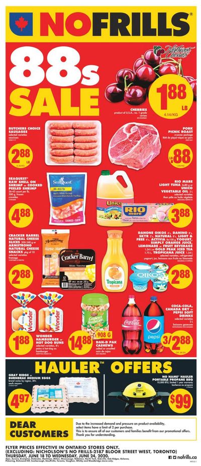 No Frills (GTA) Flyer June 18 to 24