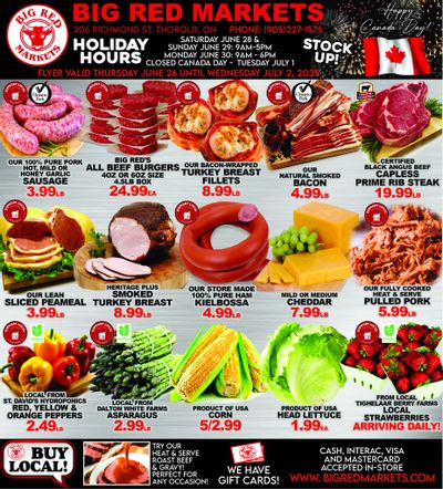 Big Red Markets Flyer June 26 to July 2