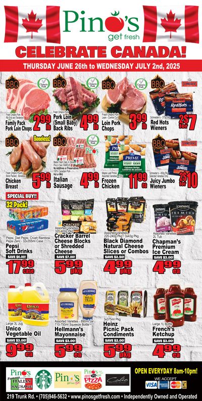 Pino's Flyer June 26 to July 2 Pino's Flyer June 26 to July 2