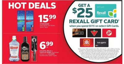 Rexall Canada: Get a $25 Rexall Gift Card When You Spend $175 on Select Gift Cards Rexall Canada: Get a $25 Rexall Gift Card When You Spend $175 on Select Gift Cards